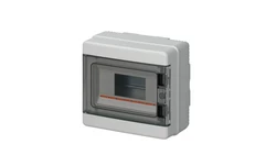 Rozdzielnica modułowa PV 1x12 natynkowa drzwi transp. seria 620 IP65 280x220x100 szyna N+PE szara EC62012E