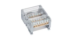 Blok dystrybucyjno-rozdzielczy MOBLOCK 4P 100A-7 2x25mm2 + 5x6mm2 TS35 MAB4100A18