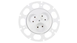 Gniazdo p/t trzykrotne b/u z nawijakiem PT-35 AS