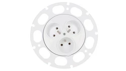 Gniazdo p/t trzykrotne z/u z nawijakiem PT-36 AS