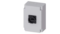 Rozłącznik główny w obudowie 6P 63A 22kW AC23A 400V styki pom 1Z 1R pokrętło czarne 3LD2566-4VD51