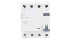 Wyłącznik różnicowoprądowy 4P 63A 0,3A Typ A 300mA 400V SENTRON 5SV3646-6