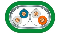 Kabel krosowy (patchcord) Ethernet TP 2xRJ45 /1 m/ 6XV1850-2GH10
