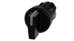 Przełącznik piórkowy 3 pozycyjny 22mm z samopowrotem możl podświetlenie czarny tworzywo SIRIUS ACT 3SU1002-2BM10-0AA0