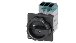 Rozłącznik główny 3P 16A 7,5kW AC23A 400V montaż tablicowy otwór centralny 22.5 mm czarne pokrętł 3LD3054-0TK51