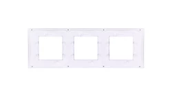 Unica Plus Ramka potrójna szary pozioma MGU6.006.865