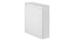 Rozdzielnica multimedialna Elegant 2x12 natynkowa IP40 N+PE drzwi białe 2425-20