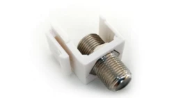 Uchwyt Keystone ze złaczem F/F żeńskim CL-BLIND-F-GN /10szt/