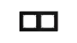 MINI Ramka podwójna czarny mat 12MR-2