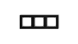 MINI Ramka potrójna czarny mat 12MR-3