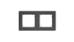 MINI Ramka podwójna grafitowa 11MR-2