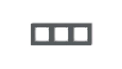 MINI Ramka potrójna grafitowy mat 28MR-3