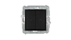 MINI Przycisk żaluzjowy czarny mat 12MWP-8