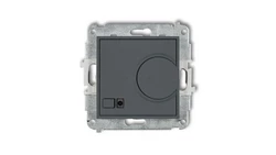 MINI Regulator temperatury elektroniczny z czujnikiem powietrznym grafitowy mat 28MRT-2