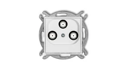 MINI Gniazdo multimedialne 3F DATA (Vectra) biały MGMV