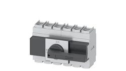 Rozłącznik główny 6P 160A 75kW AC23A 400V montaż tablicowy pokrętło czarne piórkowe 4 otwory 3LD2305-3VK11