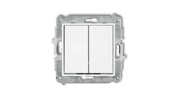 MINI Przycisk dwubiegunowy biały MWP-44.2