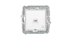 MINI Przycisk /dzwonek/ w stylu amerykańskim biały MWPUS-4