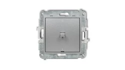 MINI Łącznik dwubiegunowy /0-1/ w stylu amerykańskim srebrny metalik 7MWPUS-9