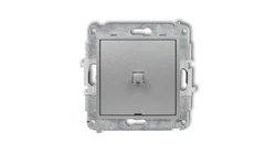 MINI Przycisk jednobiegunowy w stylu amerykańskim srebrny metalik 7MWPUS-4.1