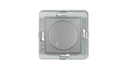 MINI Ściemniacz elektroniczny przyciskowo-obrotowy srebrny metalik 7MRO-1