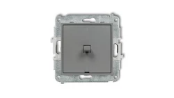 MINI Łącznik dwubiegunowy /0-1/ w stylu amerykańskim szary mat 27MWPUS-9