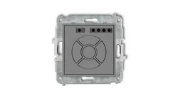 MINI Elektroniczney sterownik roletowy (sterowanie lokalne i pilotem) szary mat 27MSR-2
