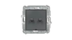 MINI Łącznik świecznikowy w stylu amerykańskim grafitowy mat 28MWPUS-2