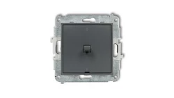 MINI Łącznik dwubiegunowy /0-1/ w stylu amerykańskim grafitowy mat 28MWPUS-9