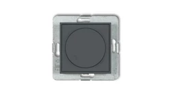 MINI Ściemniacz elektroniczny przyciskowo-obrotowy grafitowy mat 28MRO-1