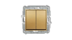 MINI Przycisk dwubiegunowy złoty 29MWP-44.2