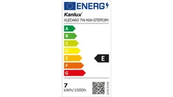 Żarówka LED E27 XLED A60 ściemnialna 7W-NW-STEPDIM max 810lm 4000K barwa neutralna 29635