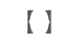 MINI Ramka pośrednia do gniazd podwójnych grafitowa 11MRP-2