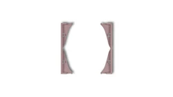 MINI Ramka pośrednia do gniazd podwójnych lawendowa 42MRP-2