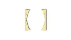 MINI Ramka pośrednia do gniazd podwójnych kanarkowa 43MRP-2