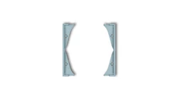 MINI Ramka pośrednia do gniazd podwójnych lazurowy 48MRP-2