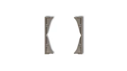 MINI Ramka pośrednia do gniazd podwójnych czekoladowa 49MRP-2