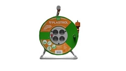 Przedłużacz bębnowy STANDARD LINE 30m H05VV-F 3x1,5 4xGS /+ termik/ 16A pomarańczowy