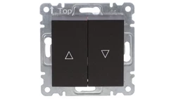 Lumina Łącznik żaluzjowy bistabilny czarny WL0313