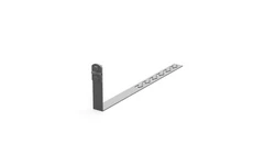 Uchwyt pod dachówkę L-330mm H-100mm ocynk z zaczepami skręcany 10.2.1/Z/S OG /91003302/