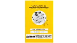 Znaki samoprzylepne ZS D20/PE E04ZP-02030403400