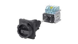 Rozłącznik główny 3P 125A 45kW AC23A 400V montaż na płycie z wałkiem pokrętło czarne 4 otwory 3LD2814-0TK51