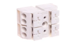 Blok zasilający 2-biegunowy biały 862-652 /500szt./