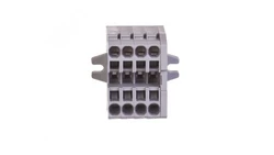 Listwa zaciskowa kompaktowa 2-przewodowa 2,5mm2 4-torowa z mocowaniem śrubowym szara 869-104 /100szt./