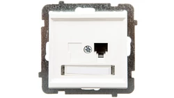 SONATA Gniazdo telefoniczne pojedyncze RJ11 ecru GPT-1R/m/27