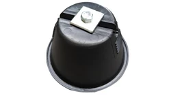 Uchwyt betonowy w tworzywie podpora dachowa tras kalbowych H=80 L=70 KMPT7