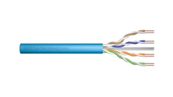 Kabel teleinformatyczny U/UTP kat. 6A 4x2xAWG23 LSOH drut niebieski Dca DK-1614-A-VH-5 /500m/