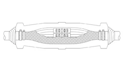 Mufa żywiczna przelotowa z żywicą UG, 3,6/6(7,2) kV, M6 MS6 UG pionowa, 427421