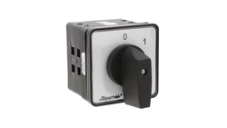 Łącznik krzywkowy 80A rozłącznik 0-1 3 - biegunowy mocowany do pulpitu czoło szare pokrętło czarne SK80-2.8211\P03