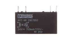 Miniaturowy przekaźnik półprzewodnikowy wej.24 V DC, wyj. 24–253 V AC/ 0,75 A OPT-24DC/230AC/ 1 2967950 /10szt./